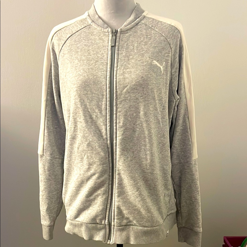 Puma Light Gray Track Jacket